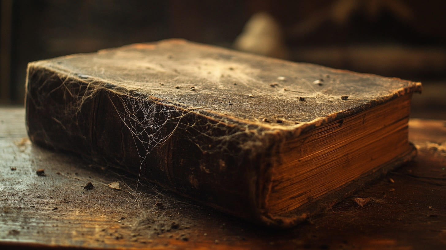 Dusty old book